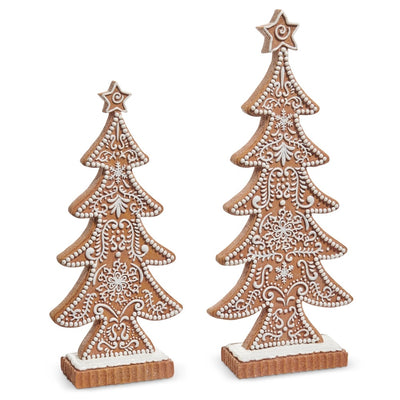 SET DE ARBOL DECORATIVO DE JENGIBRE  15" 2PCS