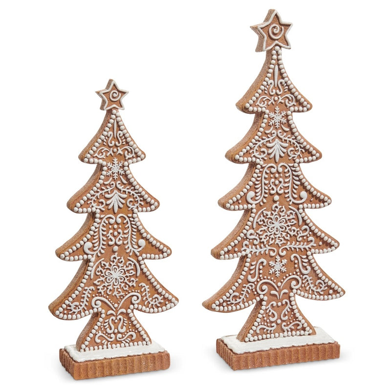 SET DE ARBOL DECORATIVO DE JENGIBRE  15" 2PCS