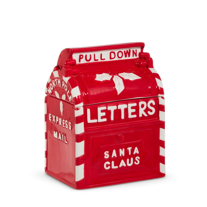 TARRO DE GALLETAS-SANTA MAIL BOX 9.5"