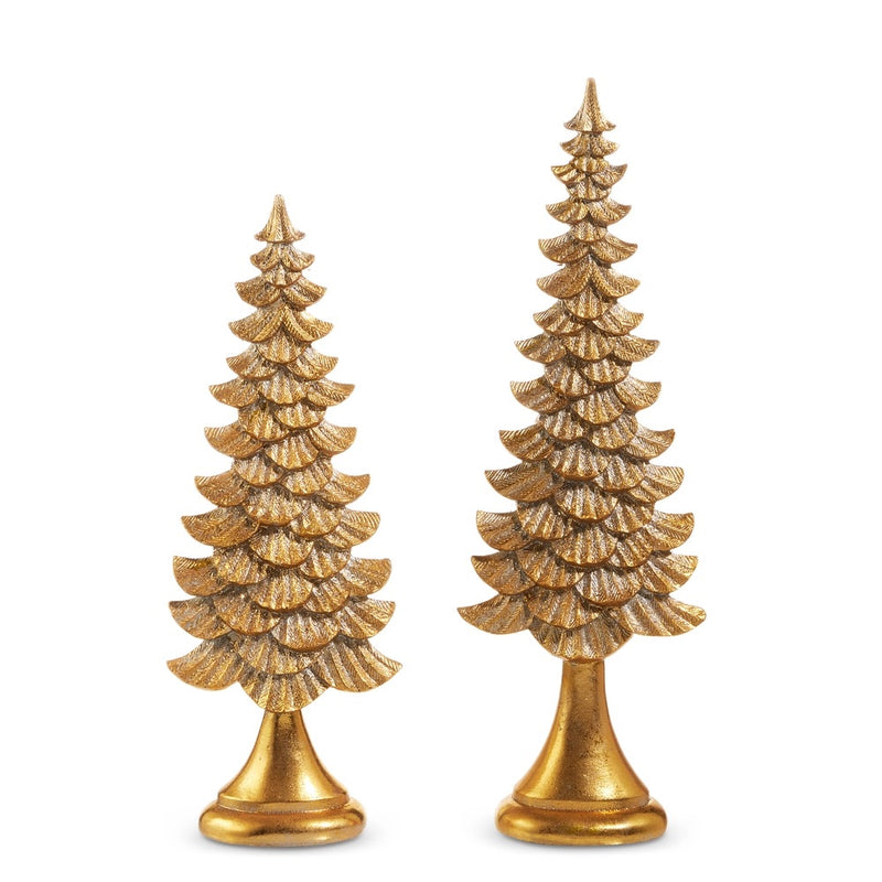 SET DE ARBOLES-GOLD 2PCS