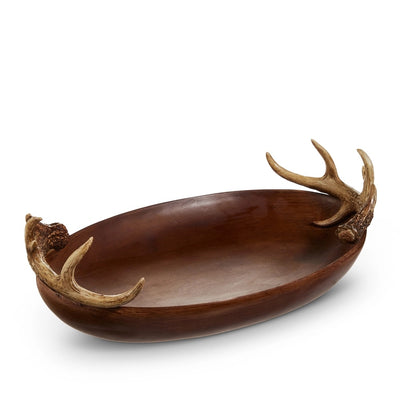 CUENCO DE ASTA NATURAL 14.5"