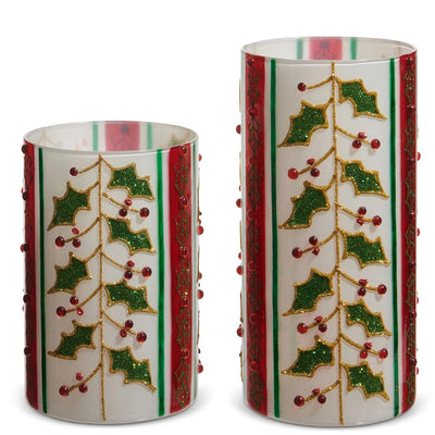 RECIPIENTES-HOLLY BERRY 8"