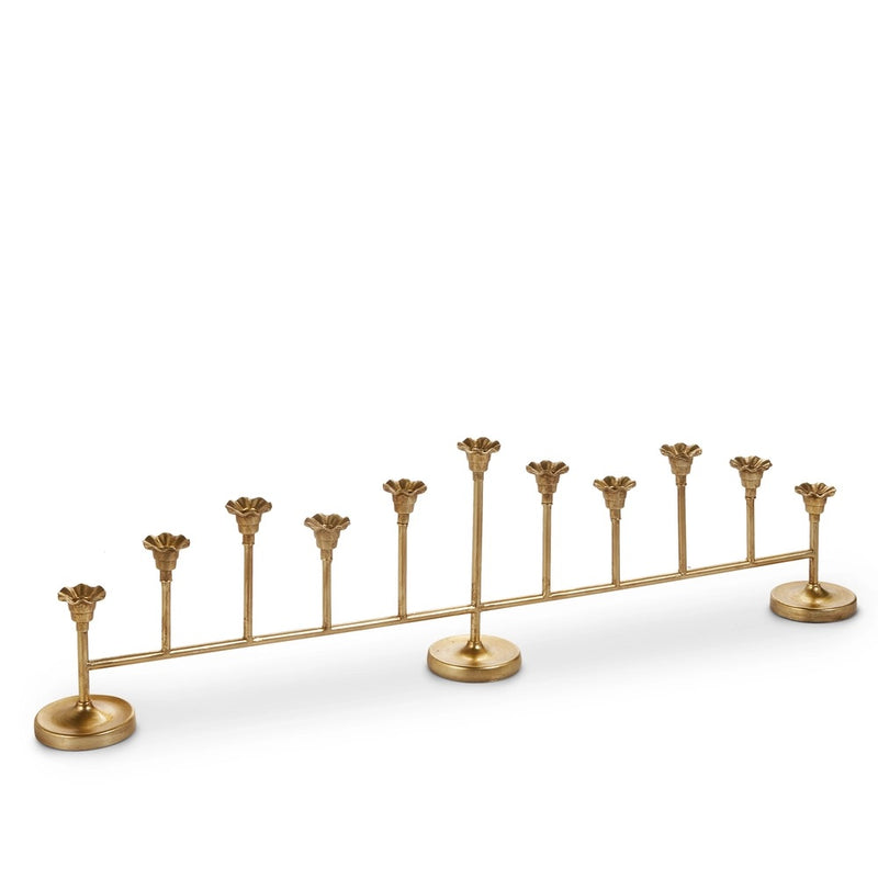 CANDELABRO NAVIDEÑO 28.75" L-GOLD
