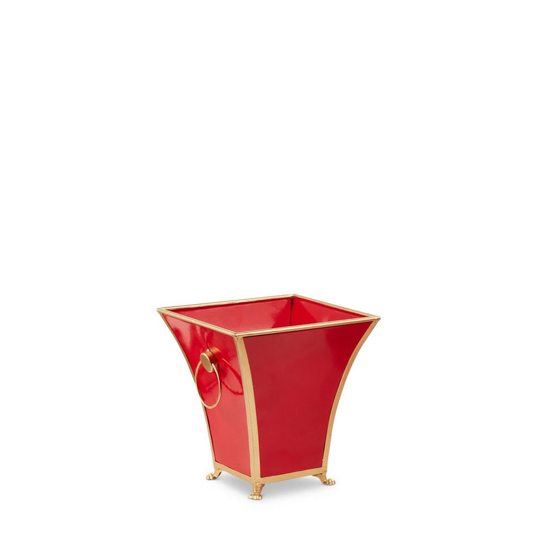 MACETAS RED AND GOLD 10"