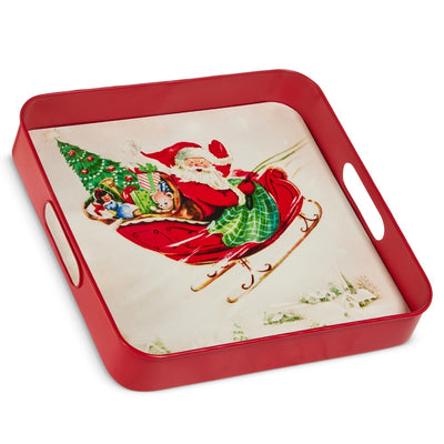 BANDEJA NAVIDEÑA PARA SERVIR 12"