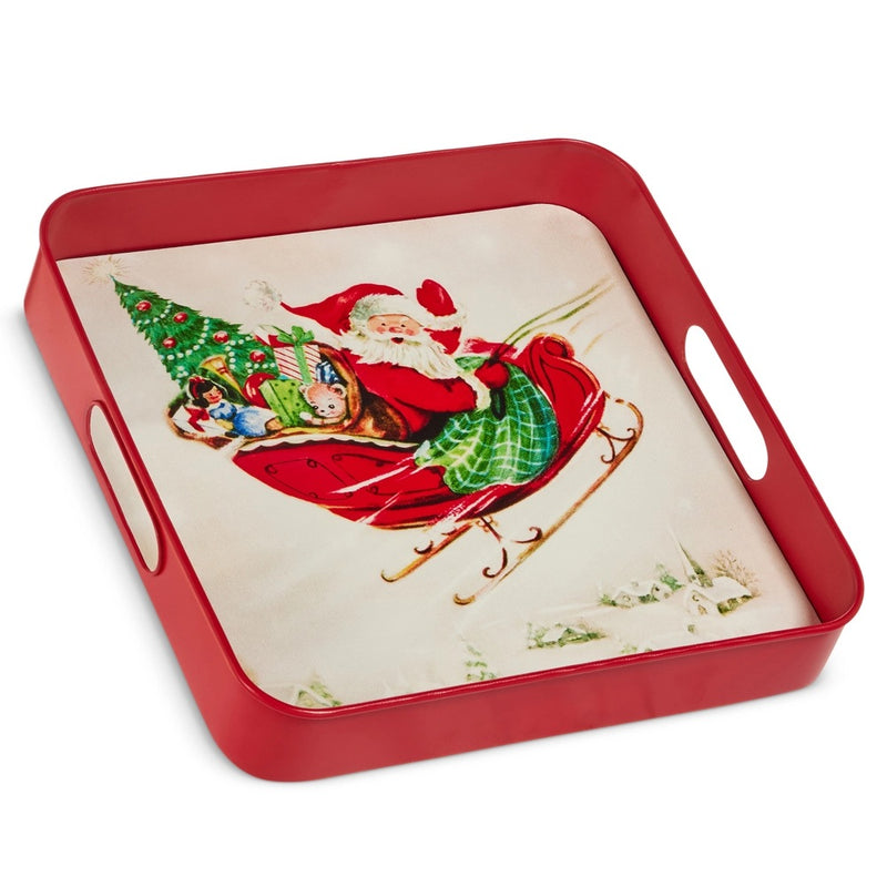 BANDEJA NAVIDEÑA PARA SERVIR 12"