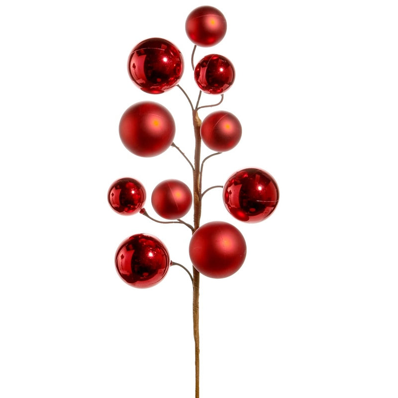 RACIMO DE BOLAS NAVIDEÑAS 26"