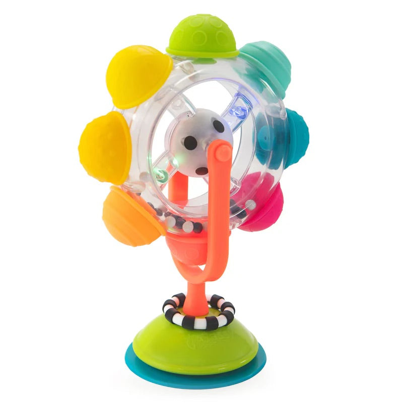 SASSY JUGUETE SENSORIAL LIGHT UP RAINBOW REEL TRAY TOY