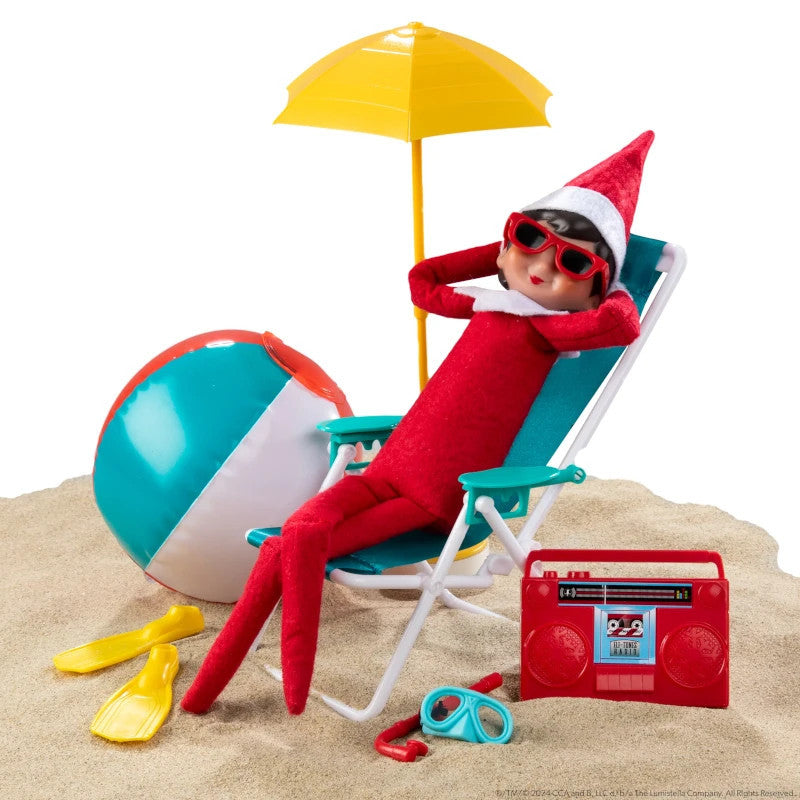 POLAR PROPS SET DE VACACIONES EN LA PLAYA ELF ON THE SHELF