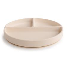 MUSHIE PLATO CON DIVISIONES DE SILICONE CON BASE D SUCCIÓN-SHIFTING SAND