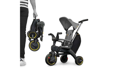 triciclo plegable para niños S3 color gris