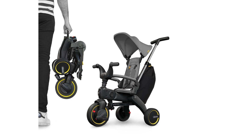 triciclo plegable para niños S3 color gris