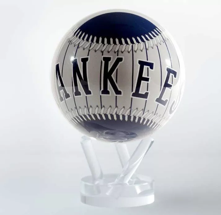 GLOBO MLB YANKEES DE NUEVA YORK  (4,5 pulg.)  BASE ACRILICA