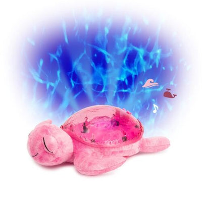 TORTUGA PELUCHE DIFUNDE LUZ, ROSA