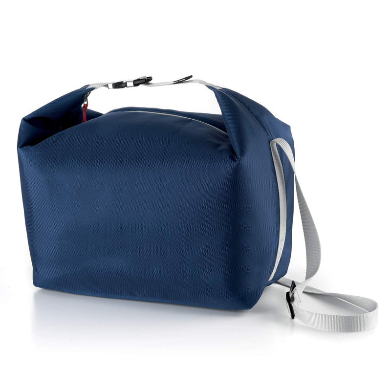 LONCHERA AZUL IMPERMEABLE  35x19x 21 cm