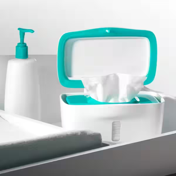 DISPENSADOR DE TOALLITAS TOT PERFECT PULL - TEAL