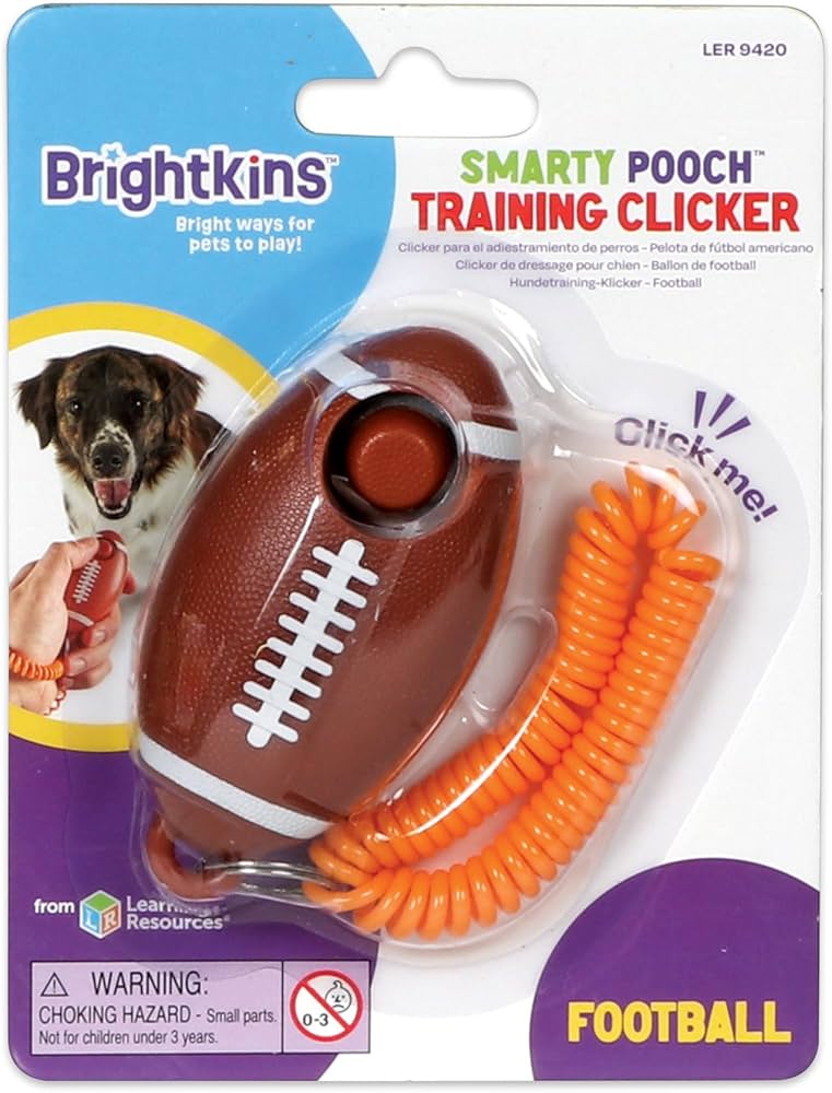 BRIGHTKINS CLICKER DE FÚTBOL PARA PERROS PARA ENTRENAMIENTO