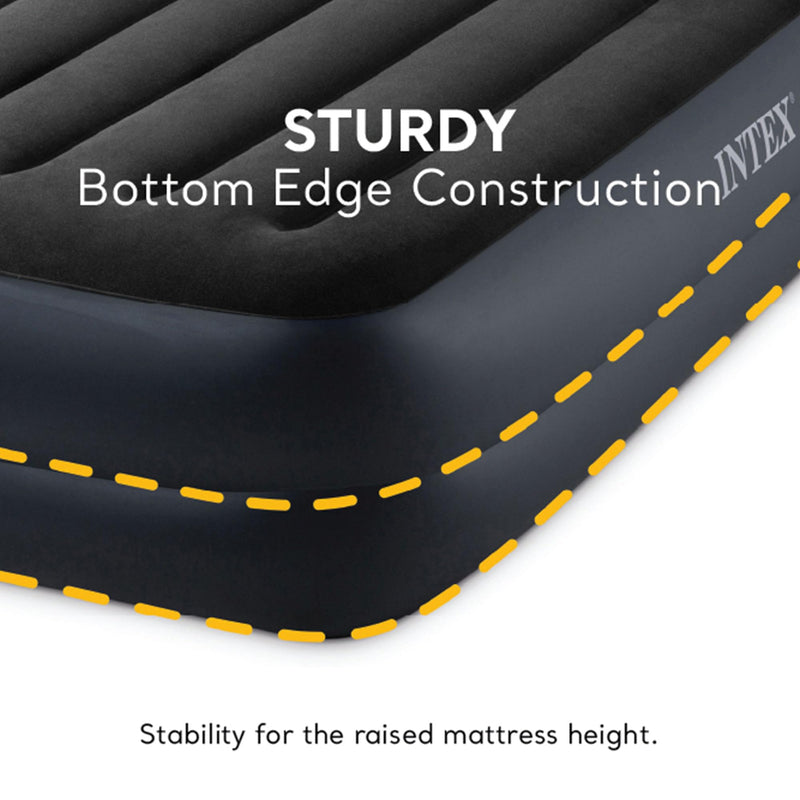 INTEX COLCHON INFLABLE CON BOMBA INTEGRADA Y ALMOHADA