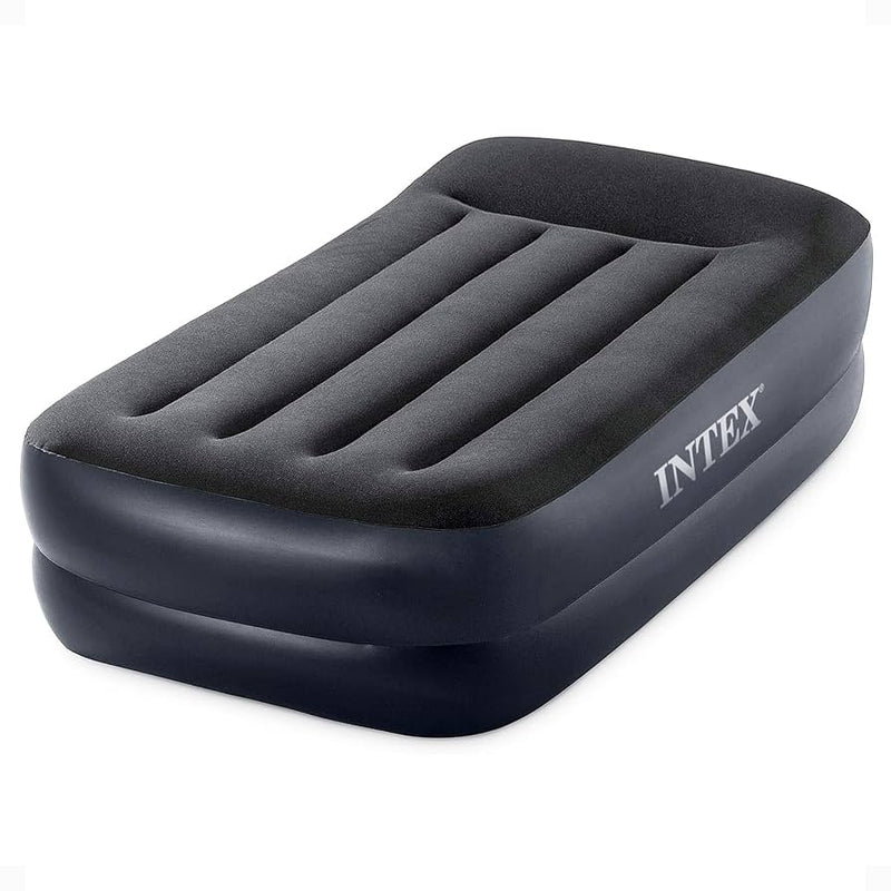 INTEX COLCHON INFLABLE CON BOMBA INTEGRADA Y ALMOHADA