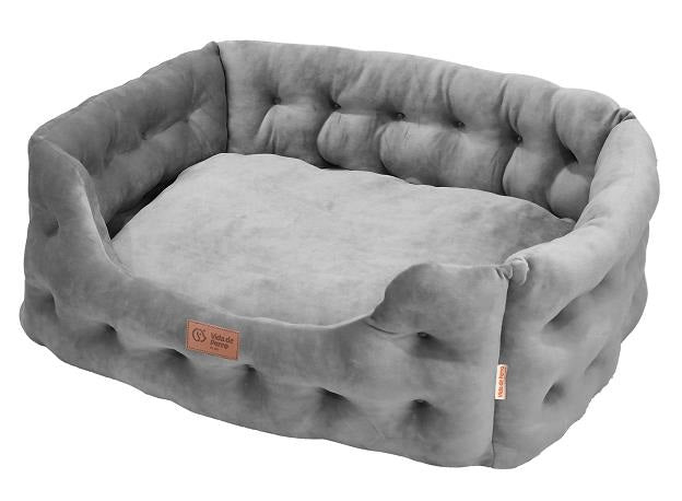 Cama para Perro GRIS - Talla L (90x60x35cm)