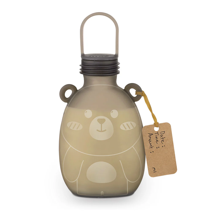 BOLSA DE ALMACENAMIENTO DE LECHE DE SILICONA HAPPII BEAR (9OZ/260ML)