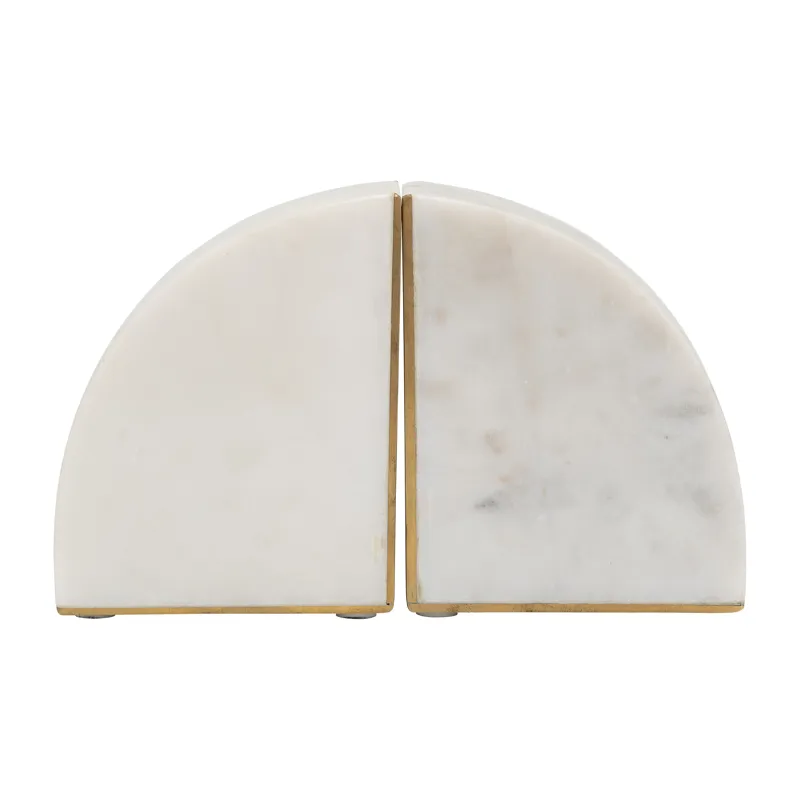 S/2 SUJETALIBROS PIE DE 8", C/BLANCO