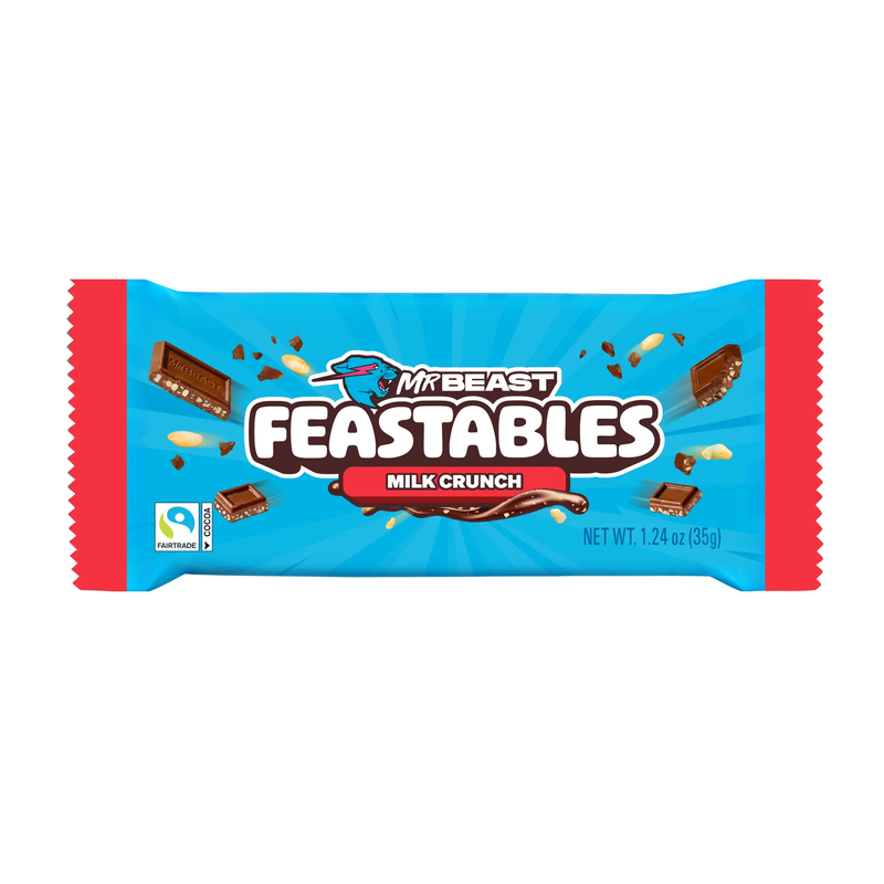 Mr.BEAST FEASTABLES SHACK SCAN WIN セット MR. BEAST FEASTABLES CHOCOLATE CRUNCH 60G – Kennedy Home
