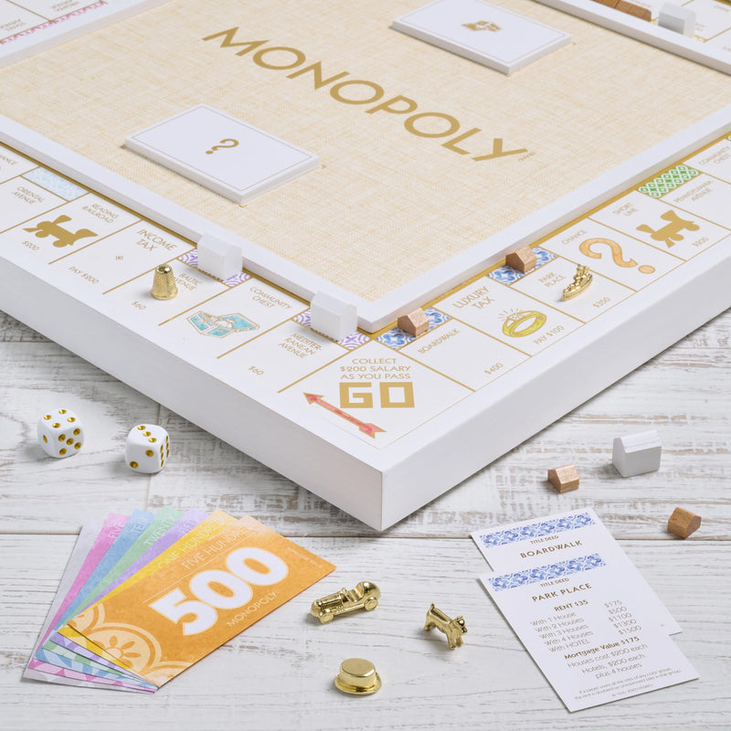 JUEGO DE MESA MONOPOLY -BIANCO EDITION