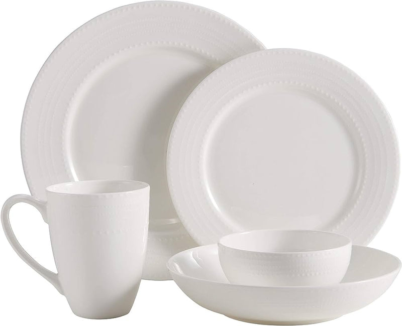 SET DE VAJILLA DE 40PC - BLANCO