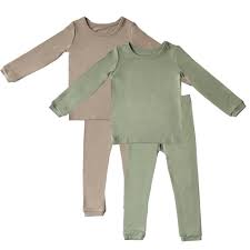 MUSHIE CONJUNTO DE 2 PIEZAS MANGA LARGA 6-9 M-GREEN