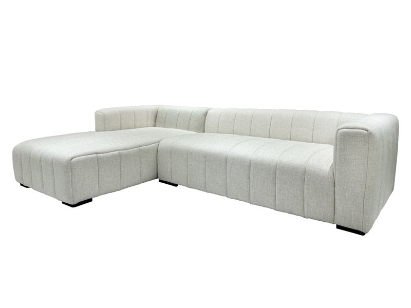 SOFA L BLANCO (2 PUESTO + L) 290*183*68cm.