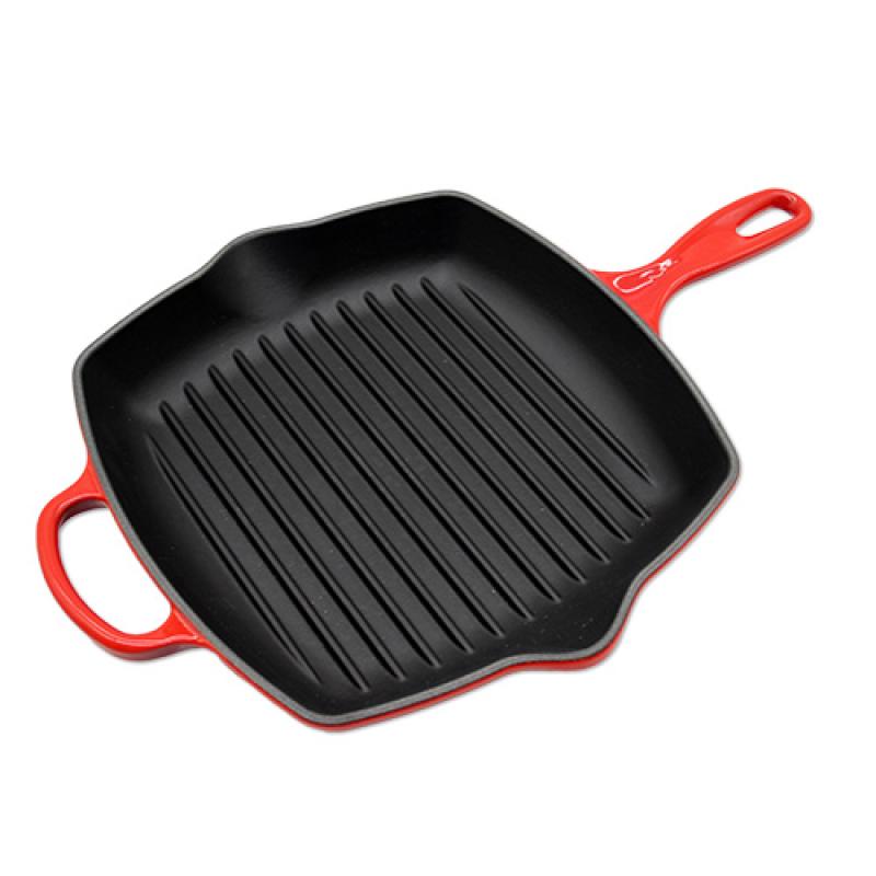 SARTÉN CUADRADO GRILL 26CM - ROJO