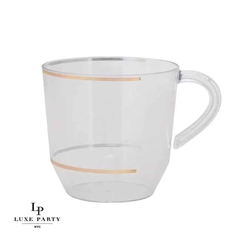 SET DE TAZAS DE TE 12.5OZ - DORADO/TRANSPARENTE