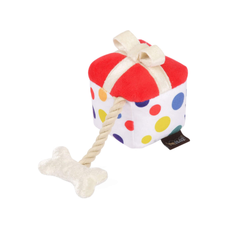 CAJA DE REGALO JUGUETE PARA PERRO - MULTICOLOR