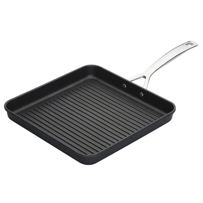 SARTÉN PARRILLA CUADRADA 28CM CON CAJA COLOR NEGRO