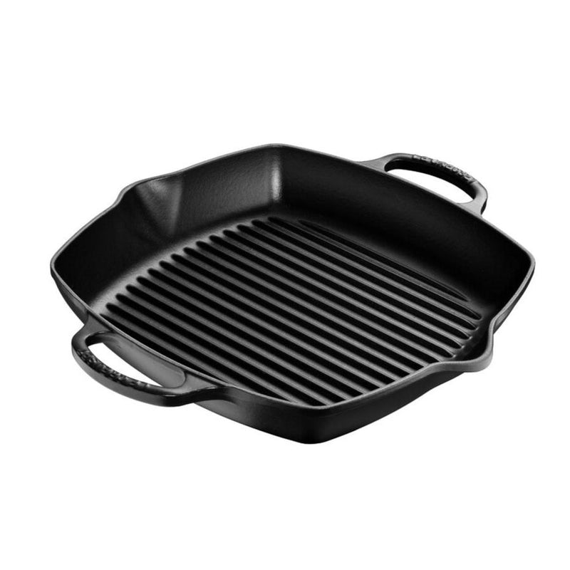 PARRILLA CUADRADA PROFUNDA SIG 30CM NEGRO MATE