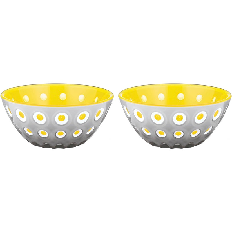 SET DE 2 BOWLS 12CM (GRIS /AMARILLO)