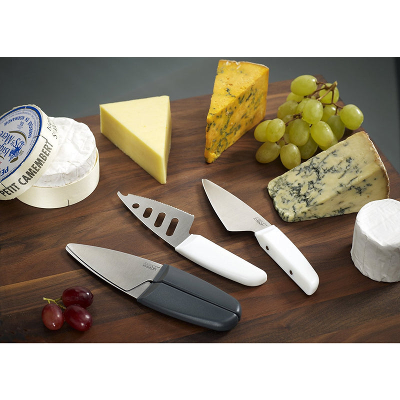 DUO CHEESE KNIVES SET WHITE