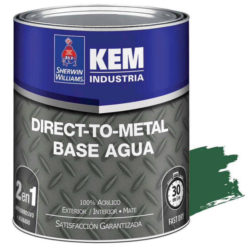 ANTICORROSIVO DIRECT-TO-METAL BASE AGUA  MATE VERDE OXIDO