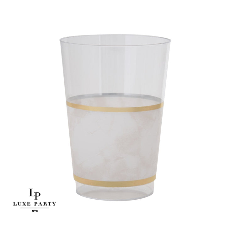 SET DE VASOS 12 OZ -MARMOLEADO