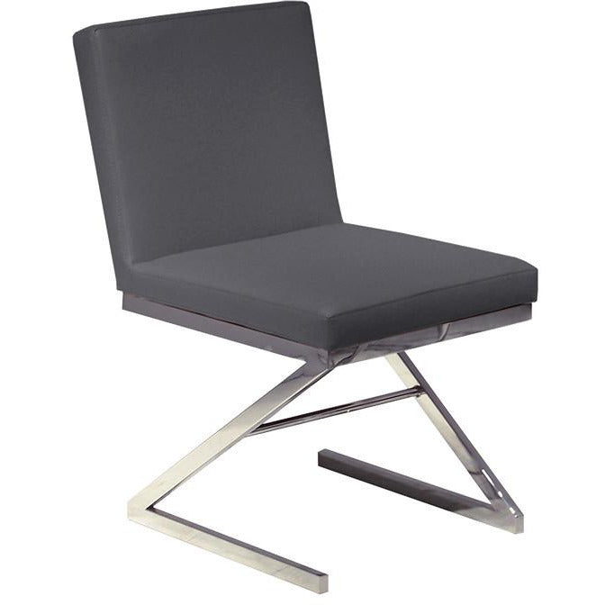 SILLA DE COMEDOR GRIS