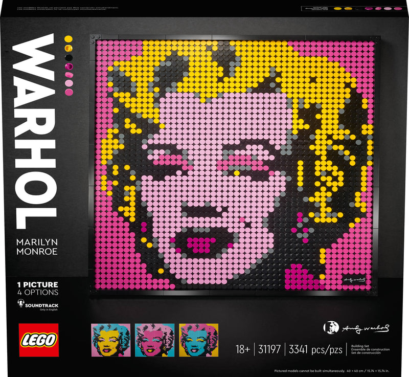 LEGO MARILYIN MONROE - ANDY WARHOLS