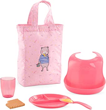 SET DE COMIDA PARA MUNECA -ROSADO