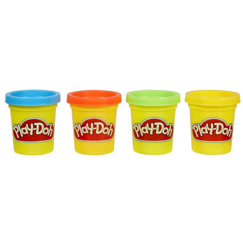 MINI PAQUETE PLASTILINA PLAY-DOH SET DE 4PZAS SURTIDO.