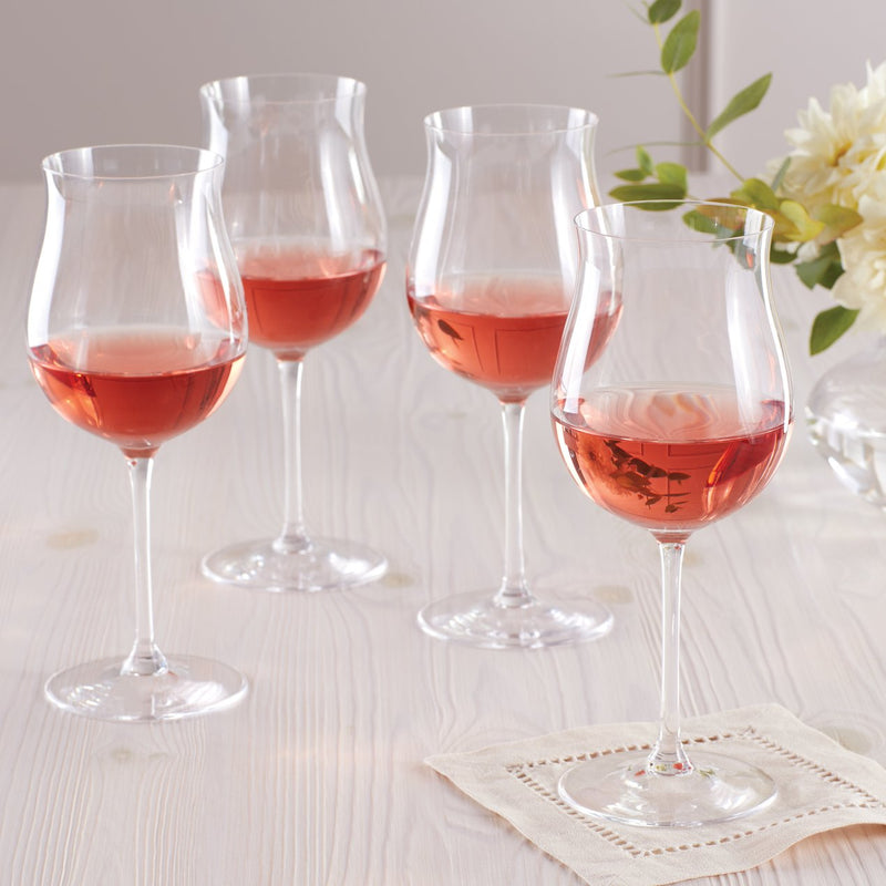 SET DE 4 COPAS DE VINO ROSÉ 16 OZ