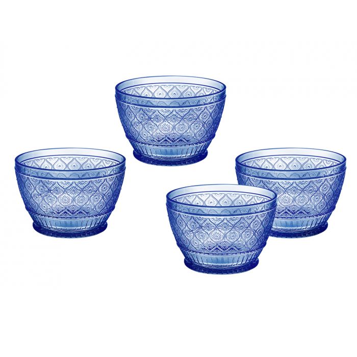 TAZONES PARA CEREAL, COLRO AZUL CLARO, 4PK.