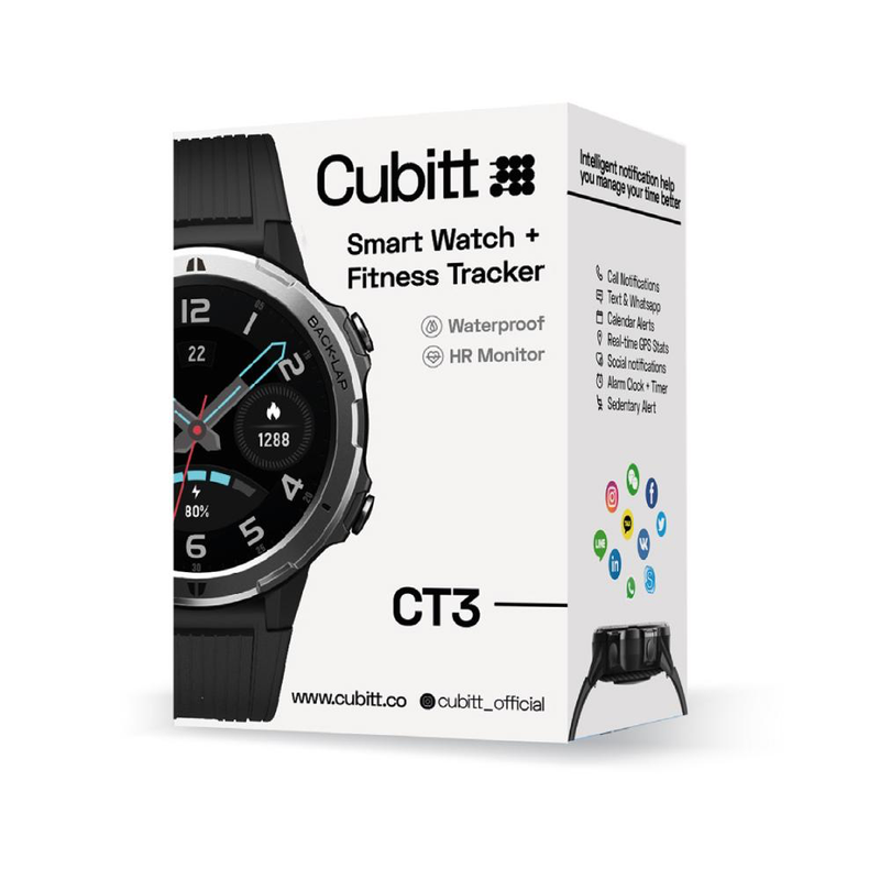 Reloj Smartwatch Fitness CT3 Color Negro