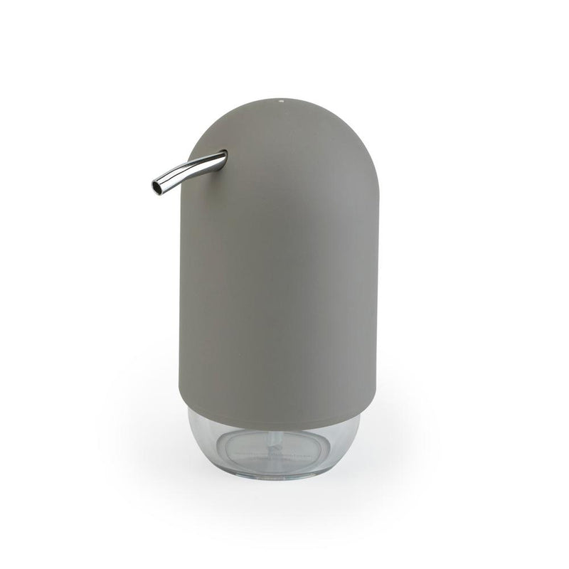 Dispensador de jabón táctil, color gris