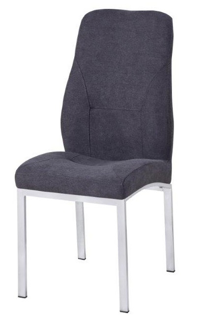 SILLA DE COMEDOR / TELA GRIS