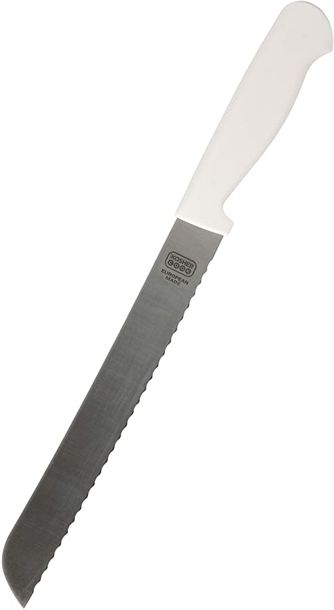 Cuchillo para pan - filo recto - Blanco 8"